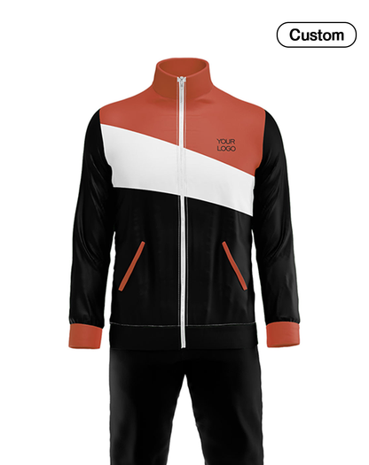 Custom Tracksuit - Diagonal Color Block - Personalized Tracksuit