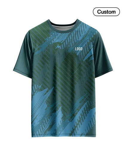 Custom Women T-Shirt Gradient Tyre Pattern - Personalized Top