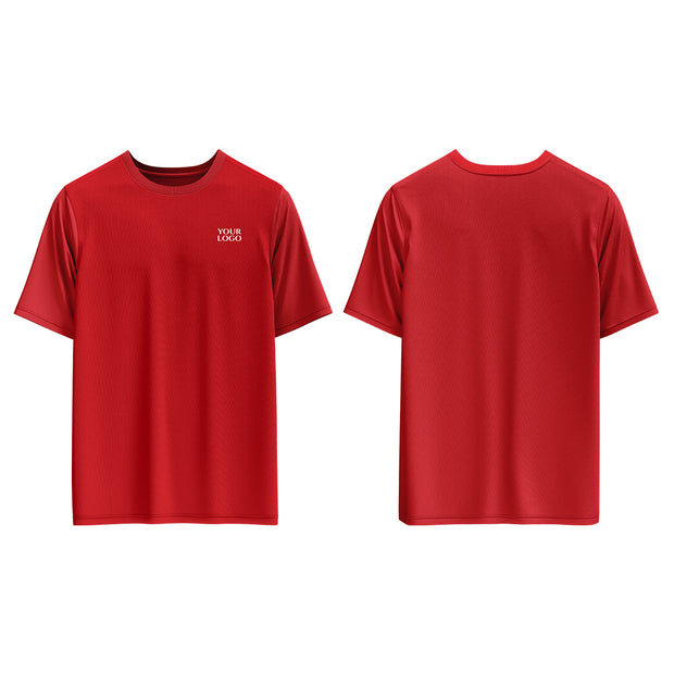 Casual T-Shirt Mockup - Custom Red