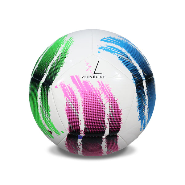 DUKE Junior Soccer Ball – Size 4, Thread-Winded, 12 Panels for Junior Training/Competition