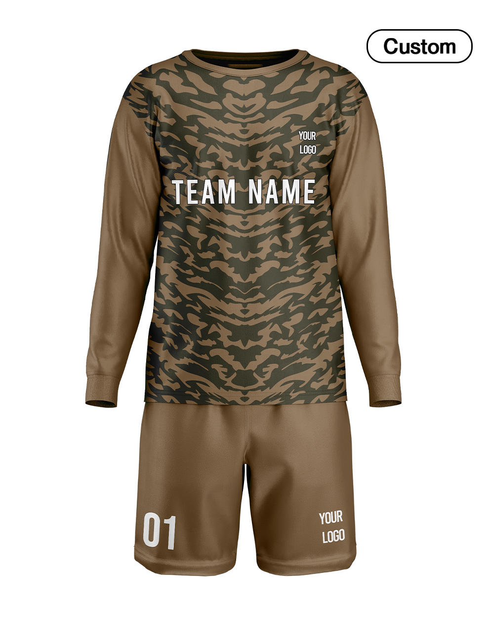 Custom Soccer Goalkeeper Uniform – Pattern Personalized Kit