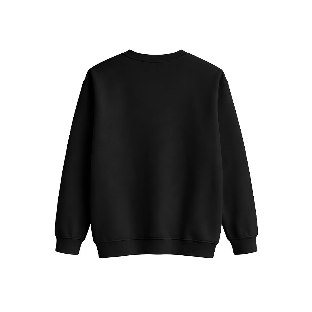 Custom Girls Sweatshirt - Solid Design Personalized Crewneck