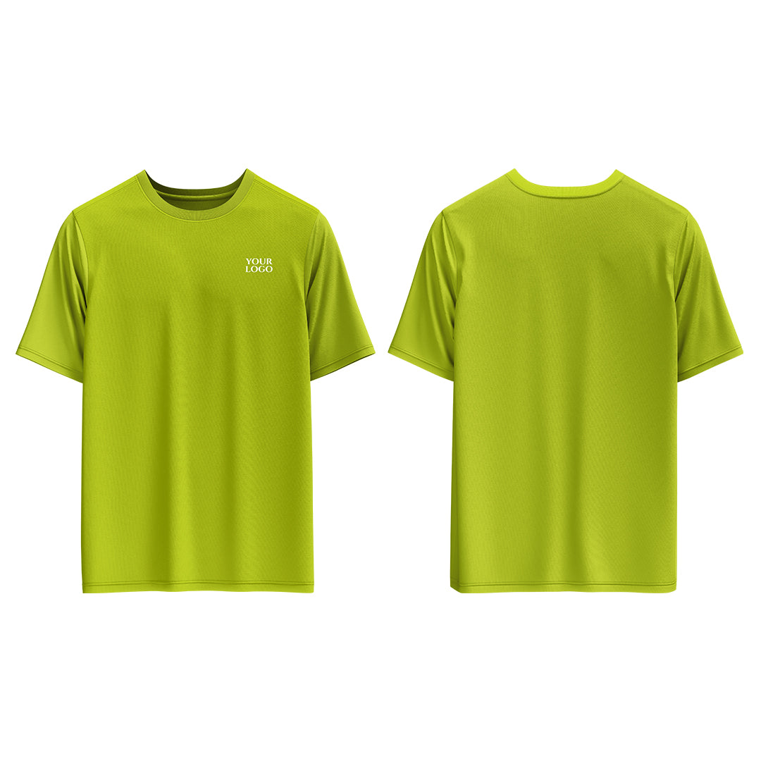 Casual T-Shirt Mockup - Custom Leaf Green