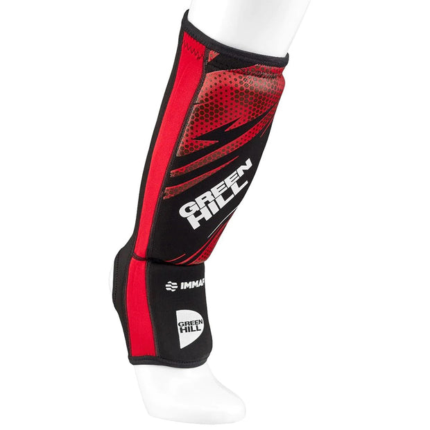 GREEN HILL SHIN INSTEP PAD IMMAF RED