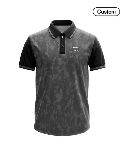 Custom Polo T-Shirt – Camouflage Design – Personalized Polo Shirt