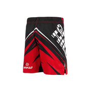 GREEN HILL MMA SHORTS IMMAF APPROVED RED