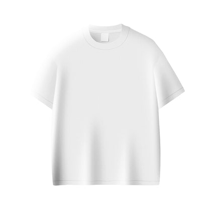 Custom Women Drop Shoulder Tee - Solid Color - Personalized Top