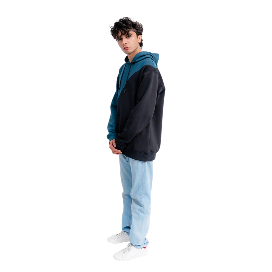 TEAL- BLACK Unisex Hoodie