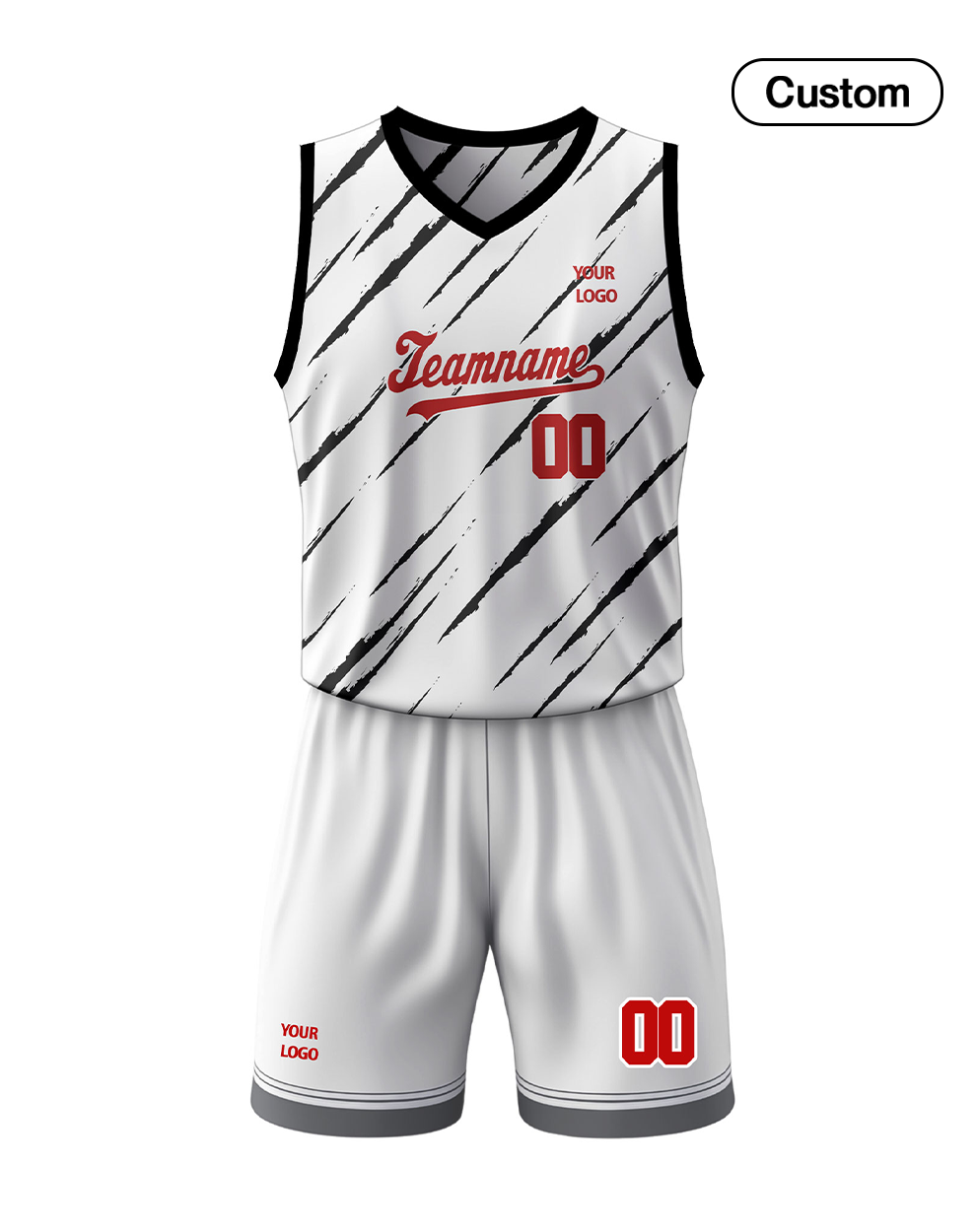 Custom Basketball Uniform - Scratch Design - Personalized Uniform