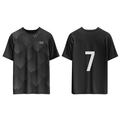 Custom Soccer T-Shirt - Geometric Design - Personalized Gear