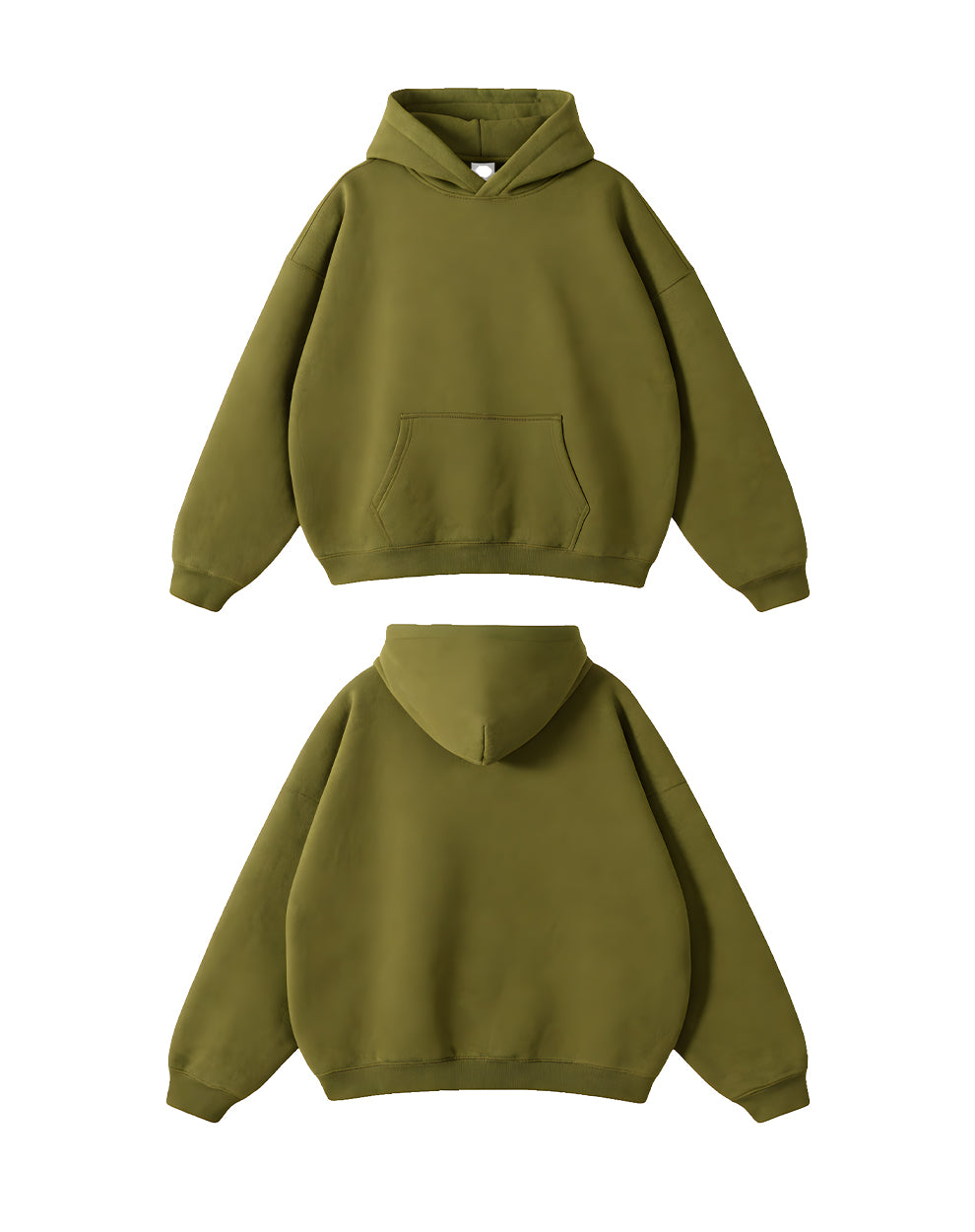 Custom Men Oversized Hoodie - Personalized Solid Pullover