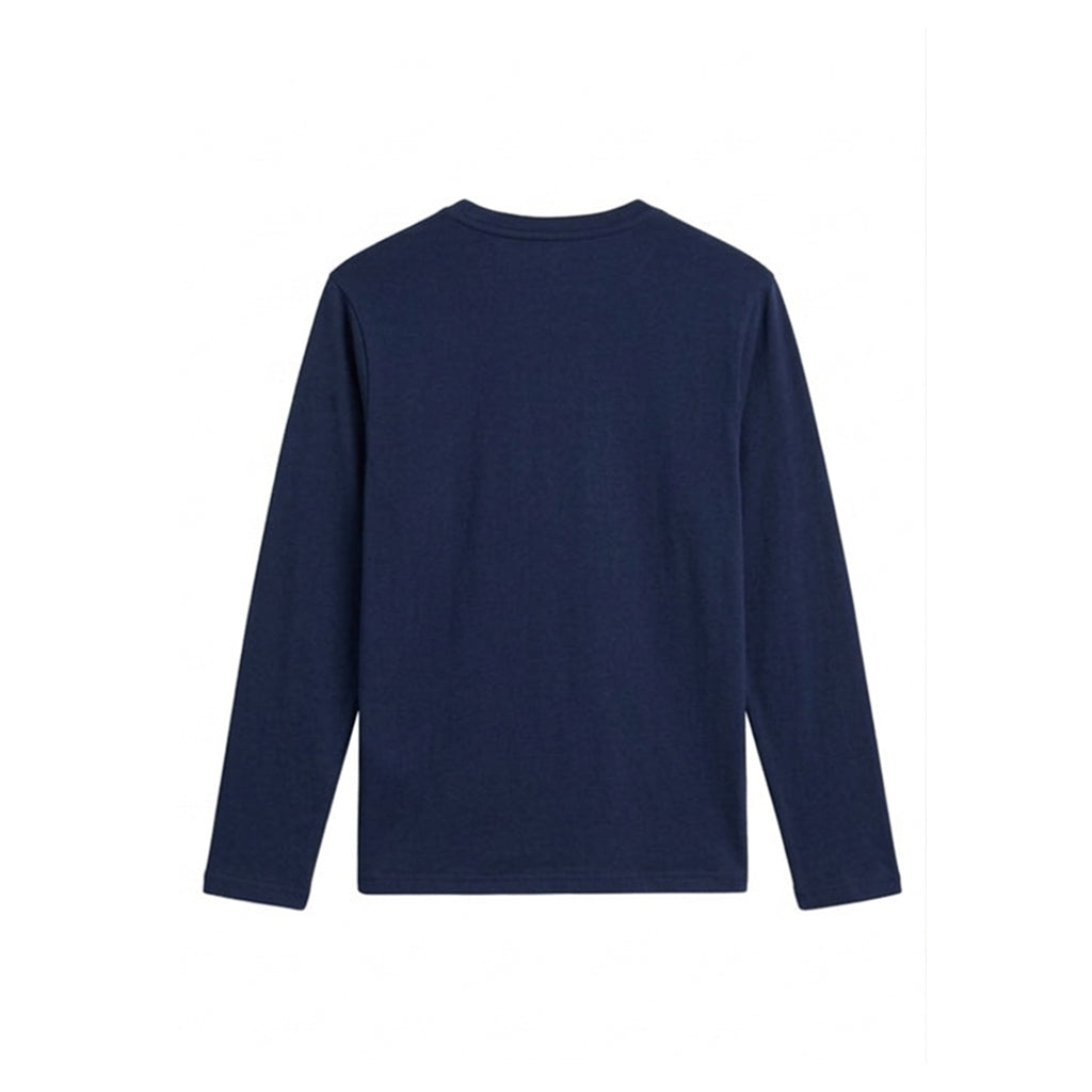 Custom Men Henley Full Sleeves - Solid Personalized Top
