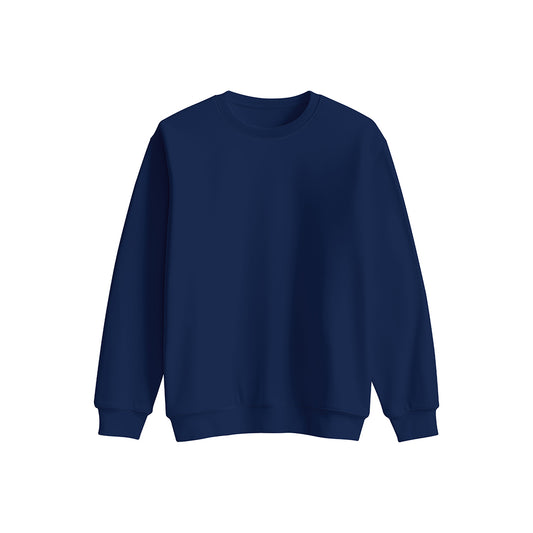 Custom Boys Sweatshirt - Solid Design Personalized Crewneck