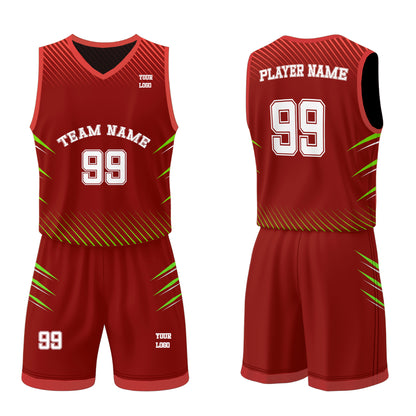 Custom Basketball Uniform – Accent Design – Personalized Uniform