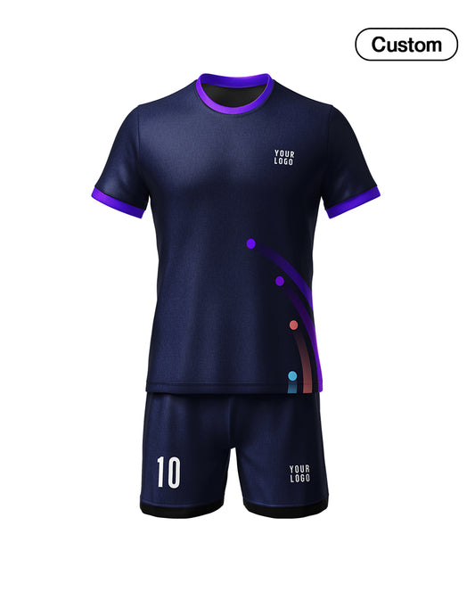 Custom Soccer Uniform – Dotted Design – Personalized Uniform
