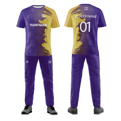 Custom Cricket Uniform - Gradient Splash Design - Personalized Kit