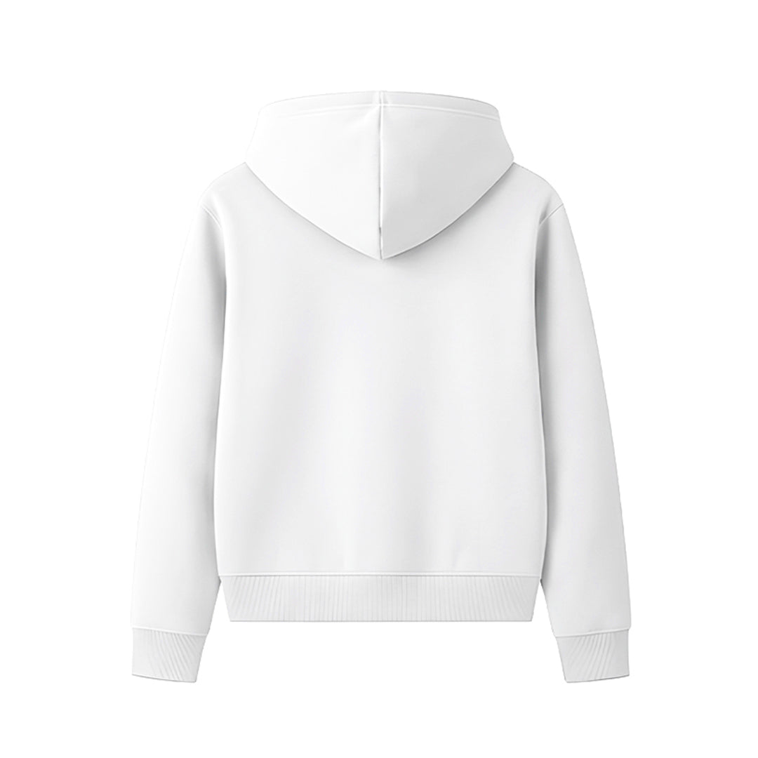 Custom Women Hoodie - Solid Design - Personalized Pullover