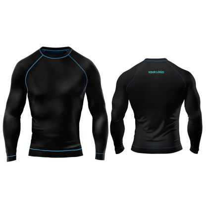 Custom Rash Guard – Solid Color Design – Personalized Gear
