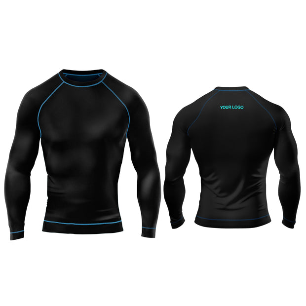 Rash Guard T-Shirts – Accents Custom Logo & Team Colors