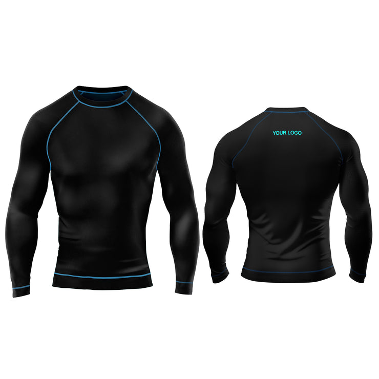 Rash Guard T-Shirts – Accents Custom Logo & Team Colors