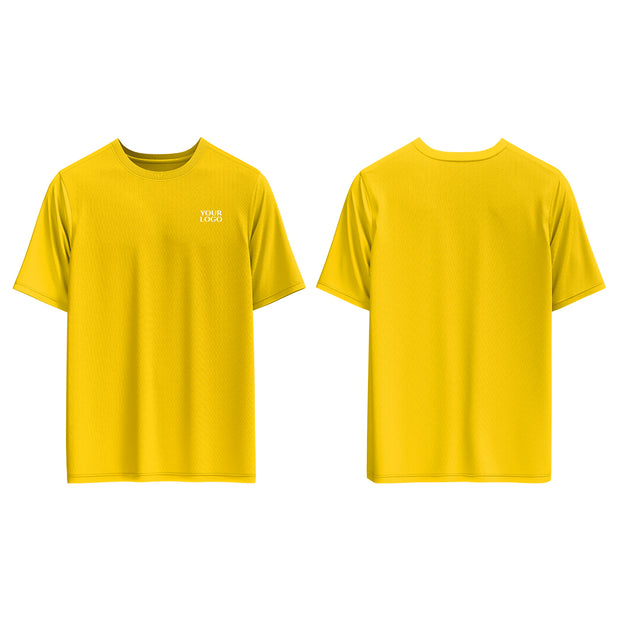 Casual T-Shirt Mockup - Custom Golden