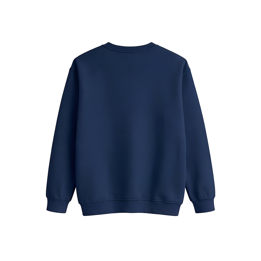 Custom Girls Sweatshirt - Solid Design Personalized Crewneck