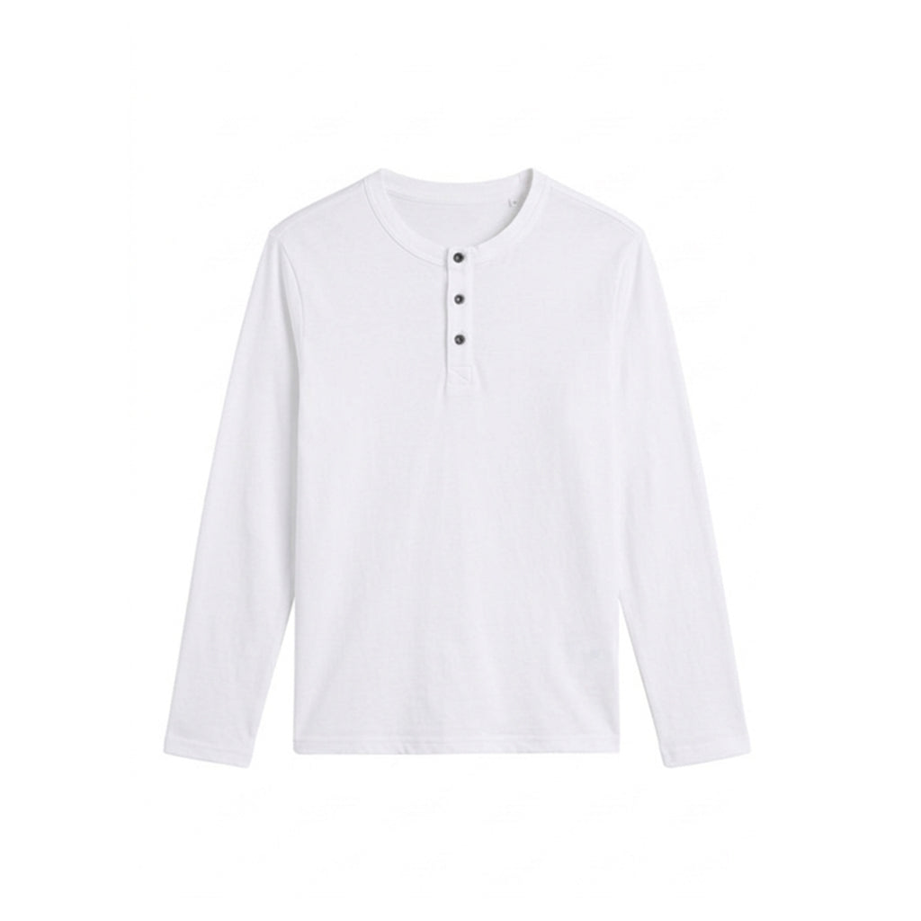 Custom Women Henley Full Sleeves - Solid Personalized Tee
