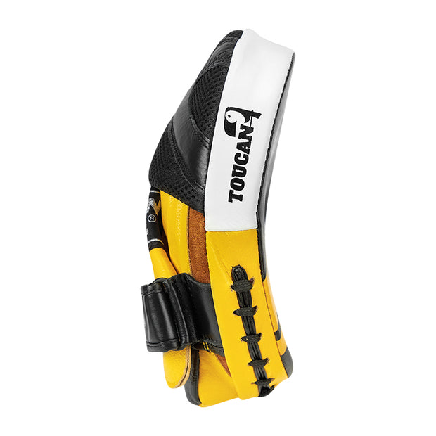 TOUCAN MMA Coaching Focus Mitts – Extra Curved Design in High-Quality Genuine Leather