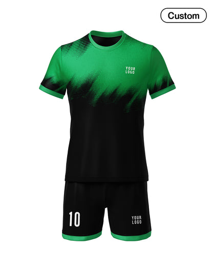 Custom Soccer Uniform – Brush Stroke Design Personalized Kit