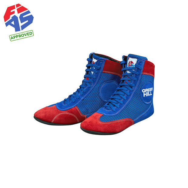 FIAS-Approved Boxing – MMA Gloves + Shin Instep Pads + Sambo Shoes
