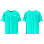 Casual T-Shirt Mockup - Solid Custom Logos & Team Colors