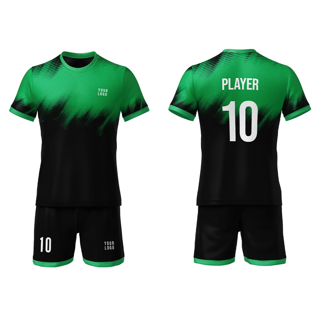 Custom Soccer Uniform – Brush Stroke Design Personalized Kit