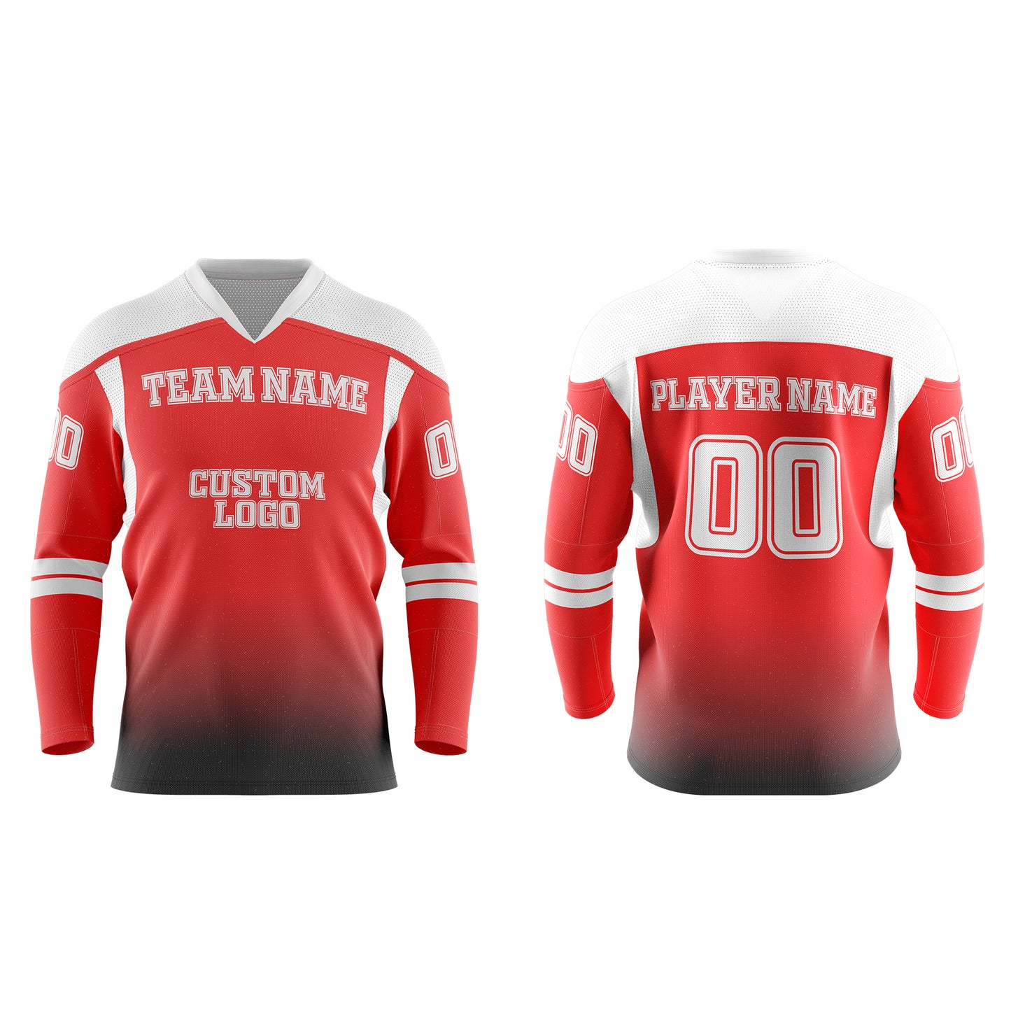 Custom Ice Hockey Jersey - Two-Tone Design - Personalized Teamwear