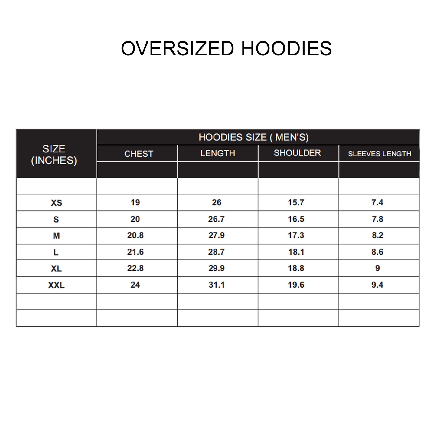 Custom Men Oversized Hoodie - Personalized Solid Pullover