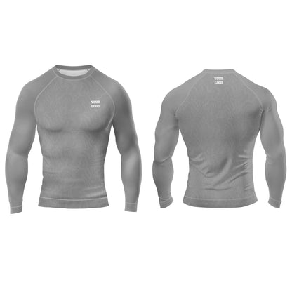 Custom Rash Guard - Solid Color Design - Personalized Wear