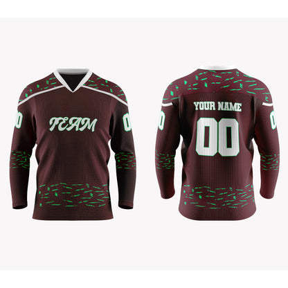 Custom Ice Hockey Jersey - Accent Design - Personalized Top