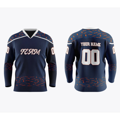 Custom Ice Hockey Jersey - Accent Design - Personalized Top