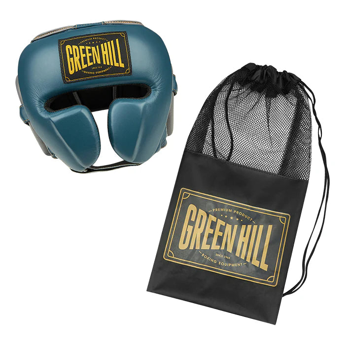 Boxing Helmet AZTEC-Blue/Grey