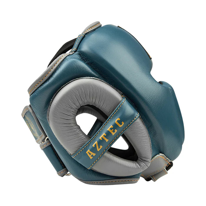 Boxing Helmet AZTEC-Blue/Grey