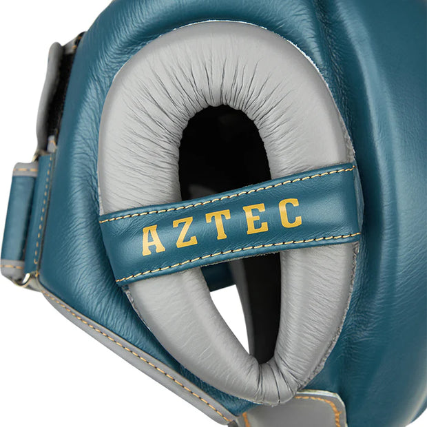 Boxing Helmet AZTEC-Blue/Grey