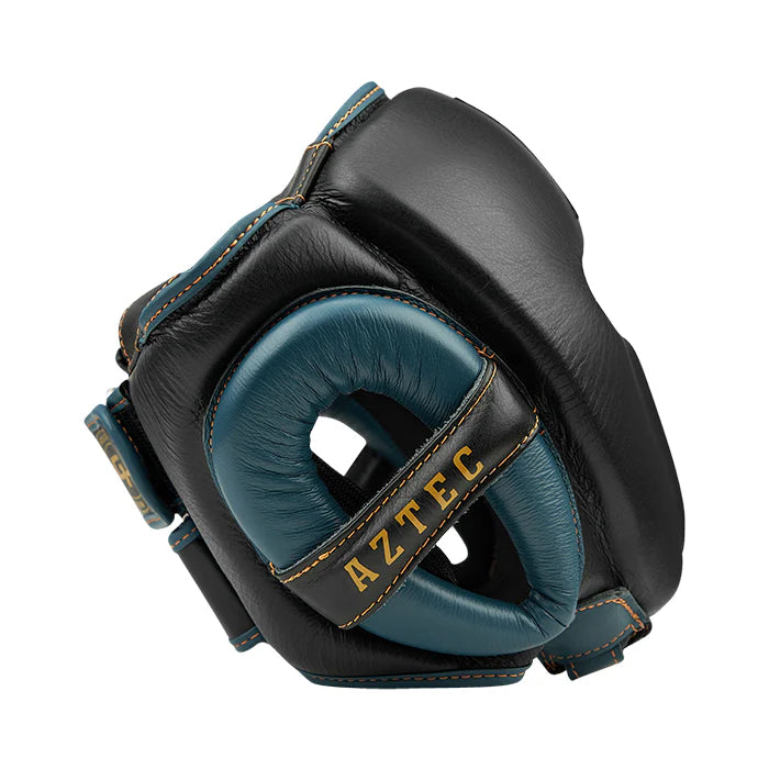 Boxing Helmet AZTEC-Black/Blue