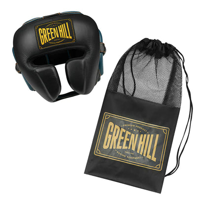 Boxing Helmet AZTEC-Black/Blue