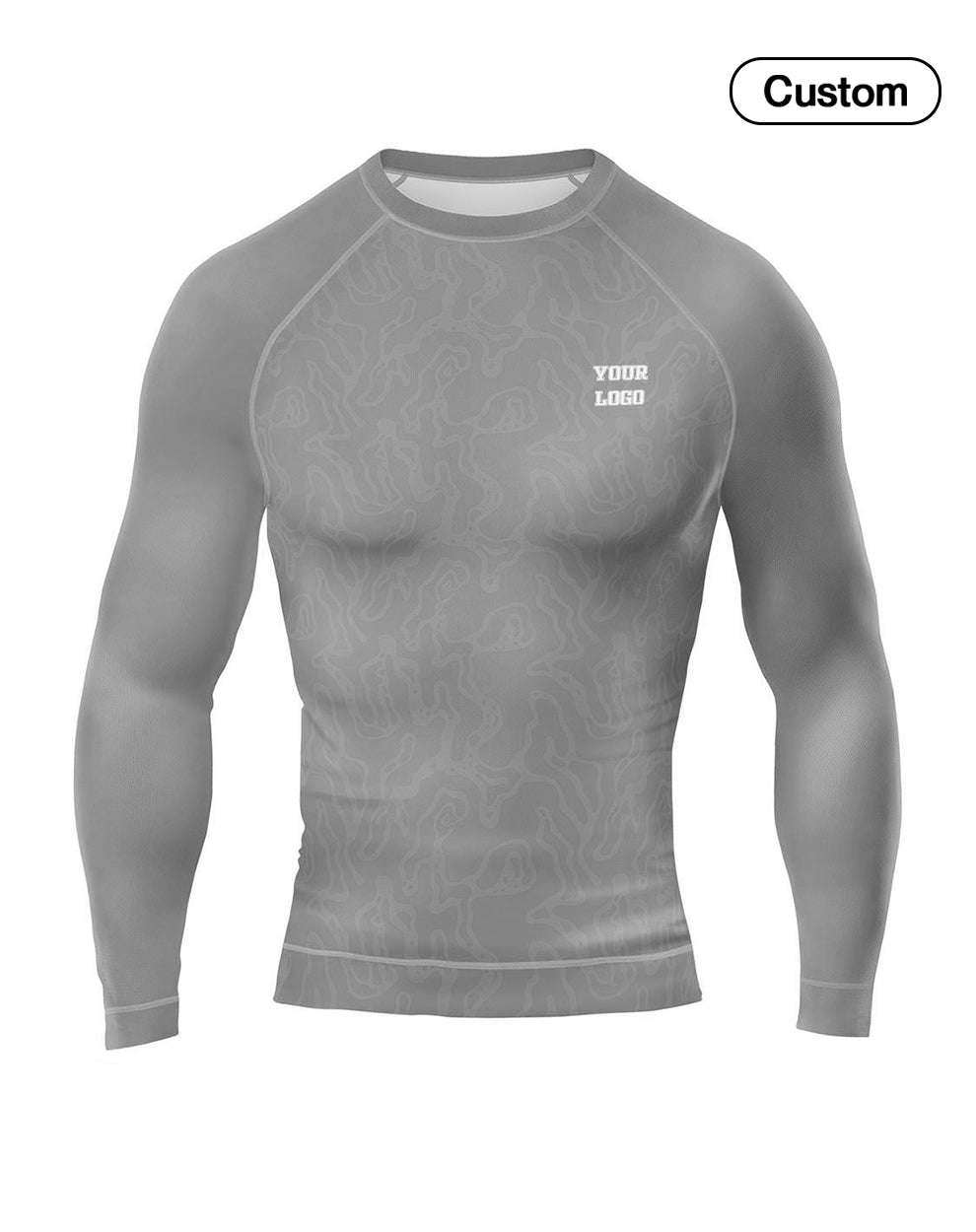 Custom Rash Guard - Solid Color Design - Personalized Wear