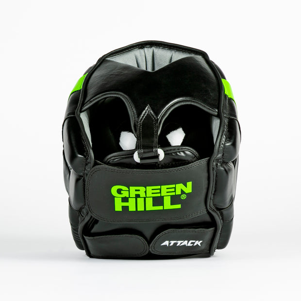 ATTACK Head Guard – Extended Coverage with Non-Slip Interior, High-Quality Faux Leather