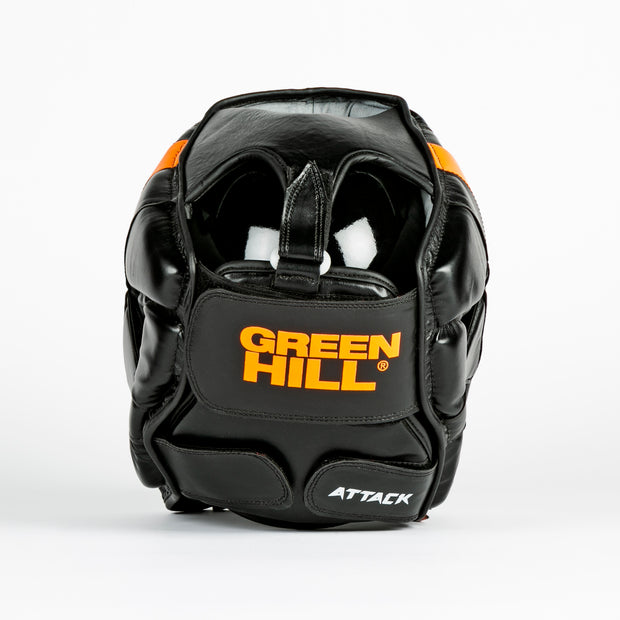 ATTACK Head Guard – Extended Coverage with Non-Slip Interior, High-Quality Faux Leather