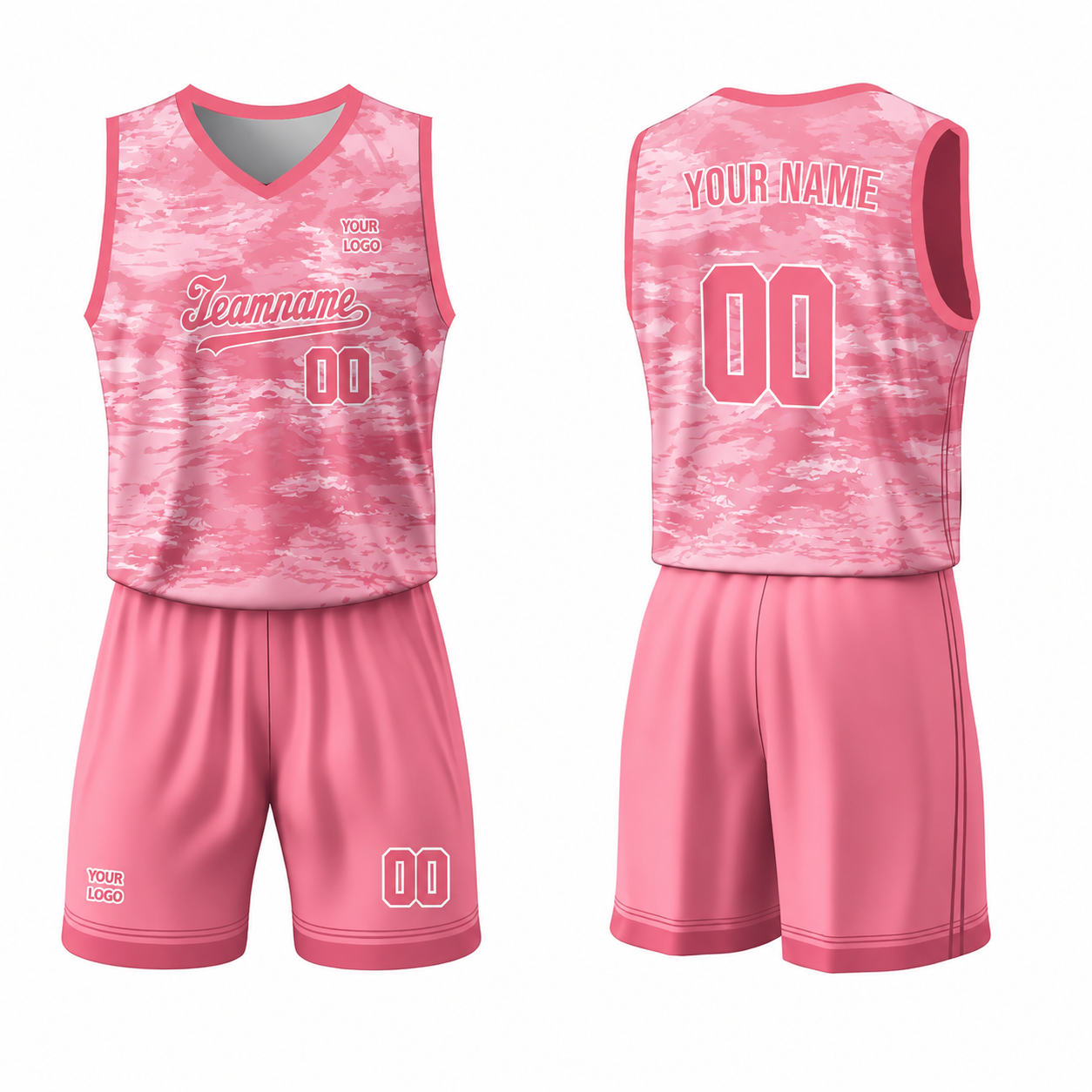 Custom Basketball Uniform - Abstract Grunge - Personalized Gamewear