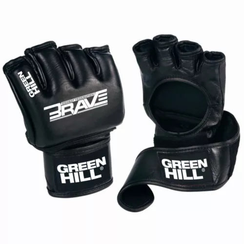 BRAVE MMA Grappling Gloves Training Sparring Synthetic Leather