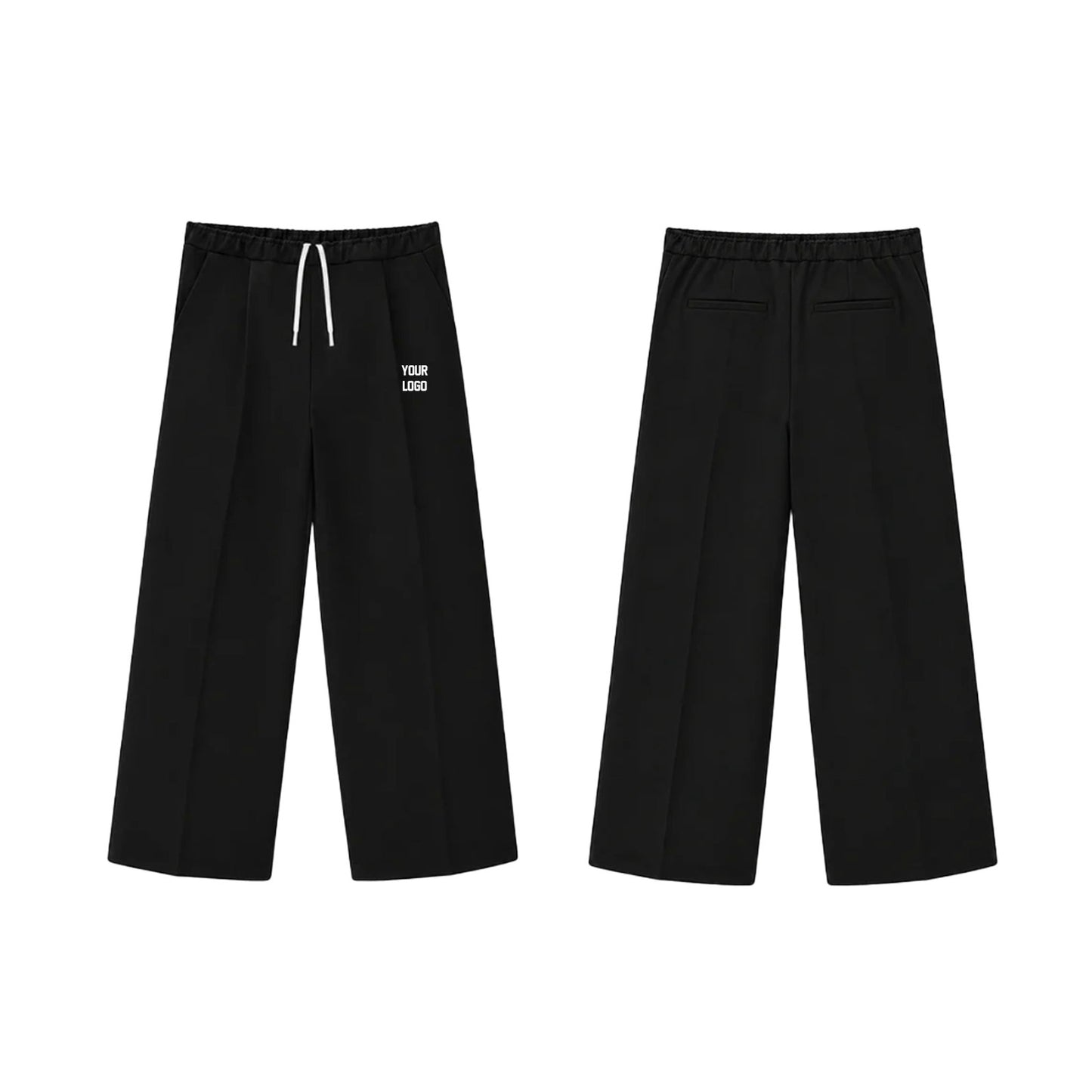 Custom Boys Wide Trouser - Solid Design Personalized Bottom