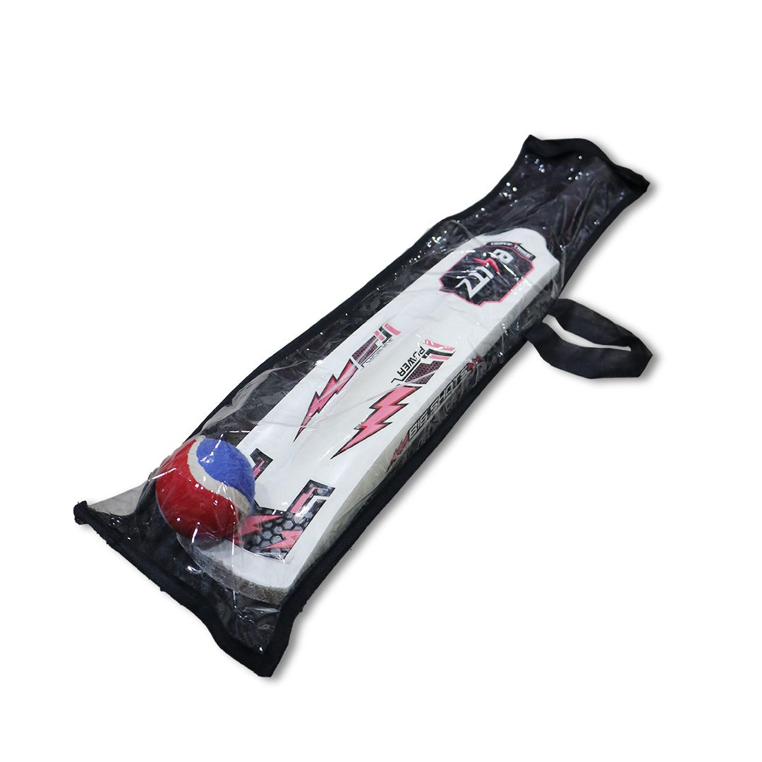 Blitz Bat Set - Kids Junior Soft Ball Cricket Bat - Full Profile