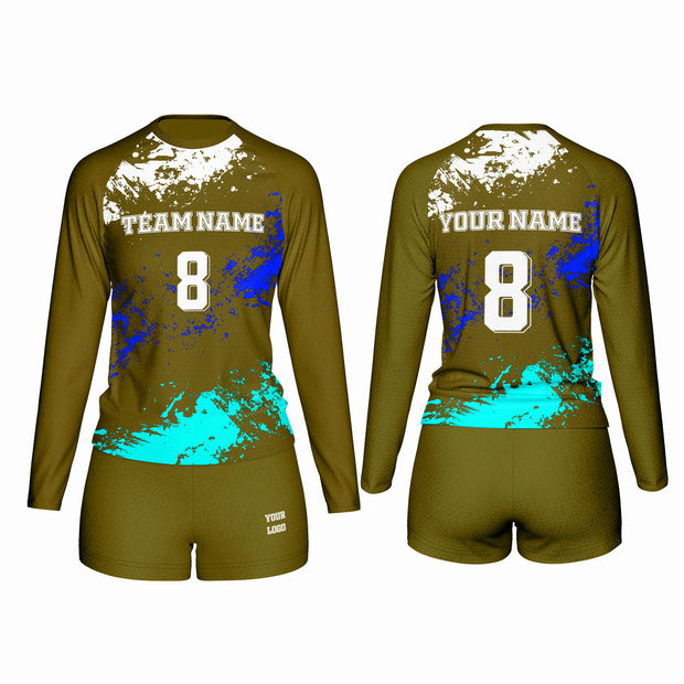 Volleyball Uniforms (Custom) – Navy/Teal